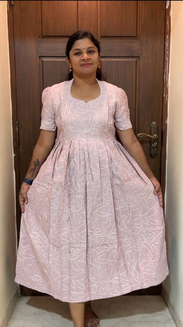 MFS5014 Peacock maxi frock