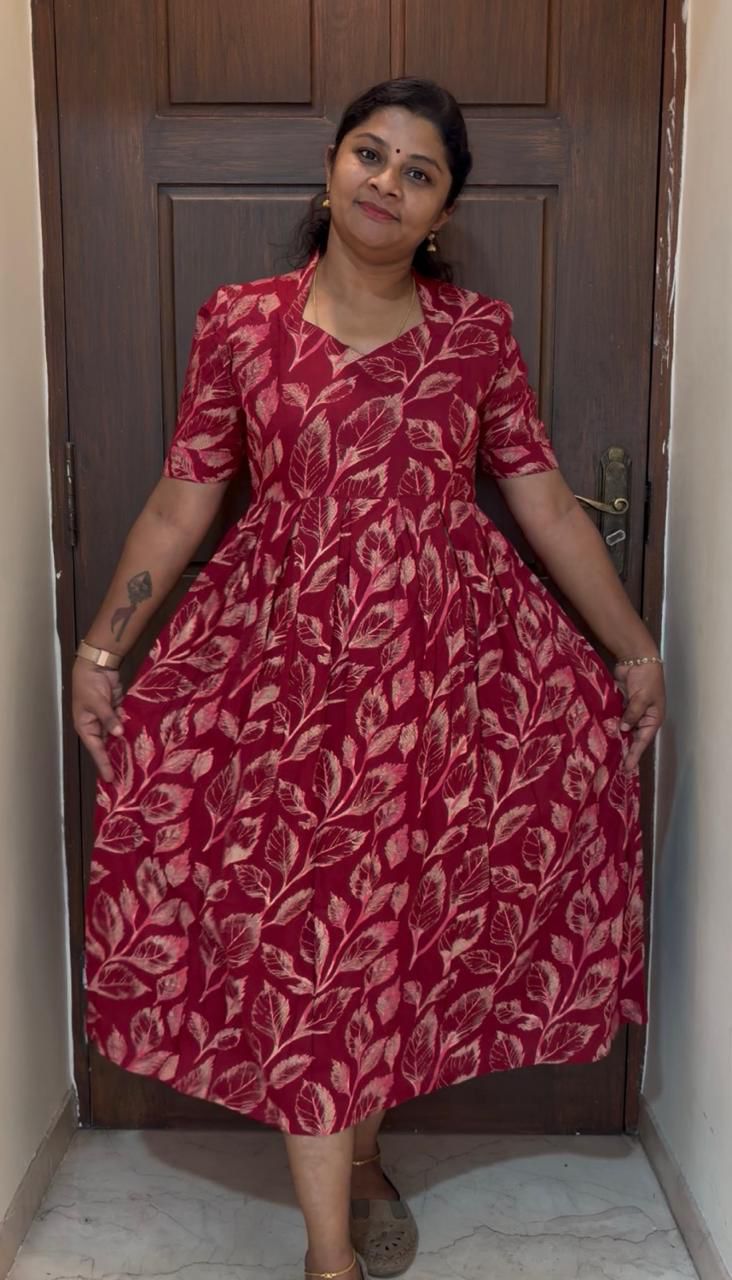MFS5001 Peacock maxi frock