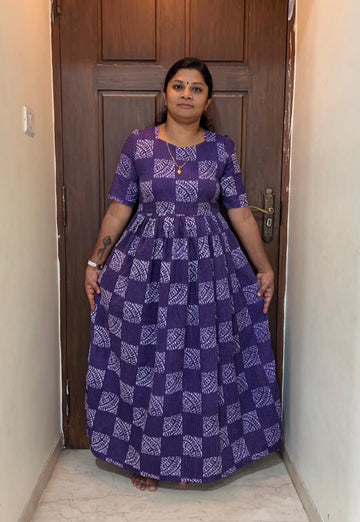 MFS051 Peacock maxi frock