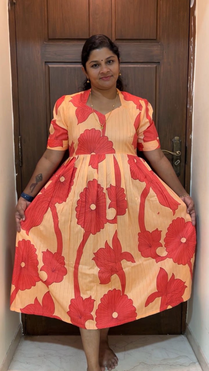 MFS5004 Peacock maxi frock