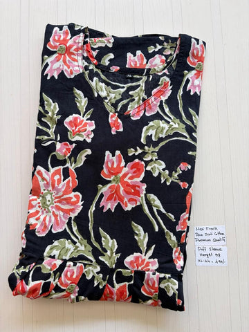 MFS101 Peacock maxi frock Height