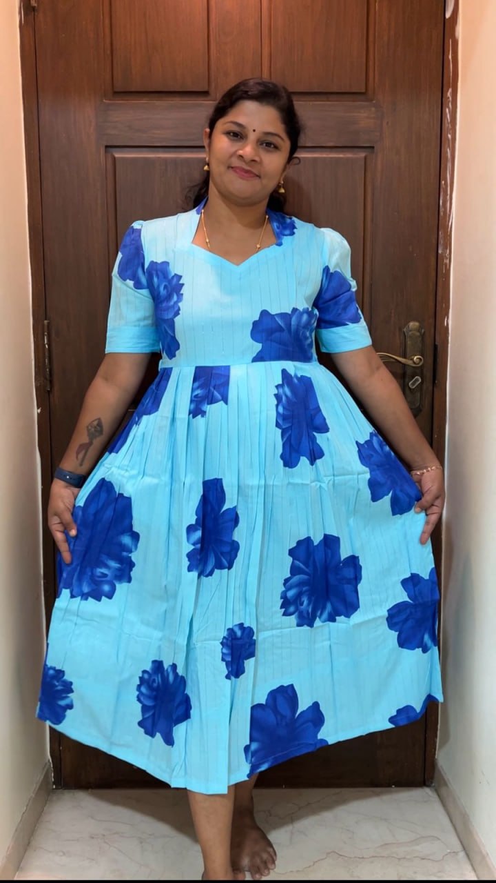 MFS5006 Peacock maxi frock