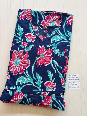 MFS104 Peacock maxi frock Height
