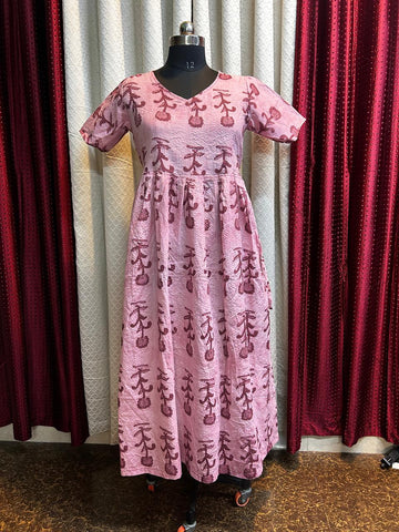 MFS067 Peacock maxi frock
