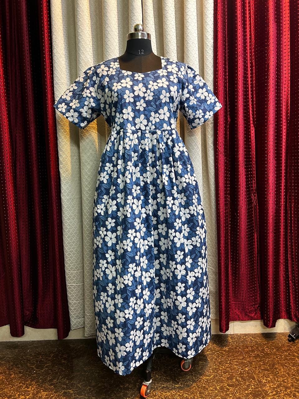 MFS068 Peacock maxi frock