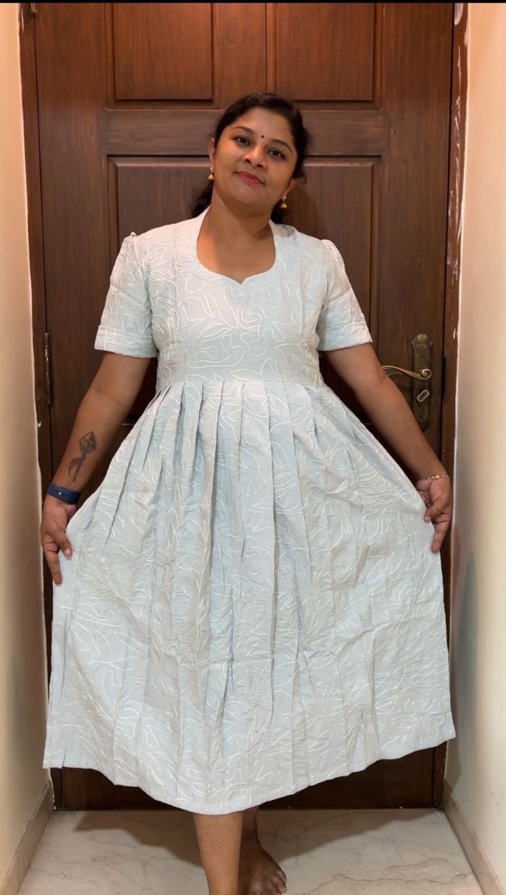 MFS5009 Peacock maxi frock