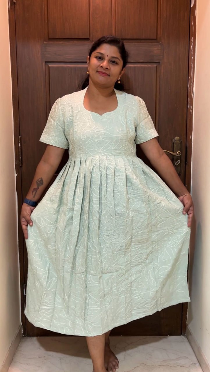 MFS5010 Peacock maxi frock