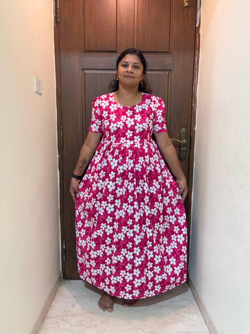 MFS035 Peacock maxi frock