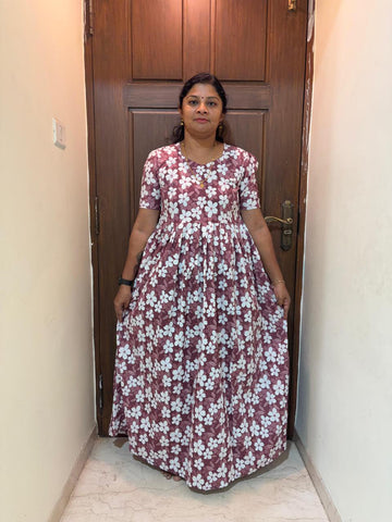 MFS036 Peacock maxi frock