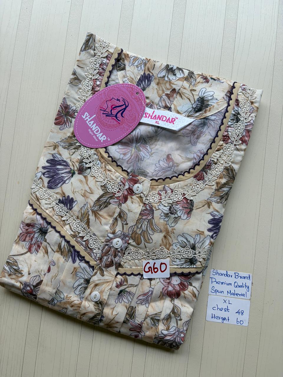 CSS024 Height Shandar Spun Nighty