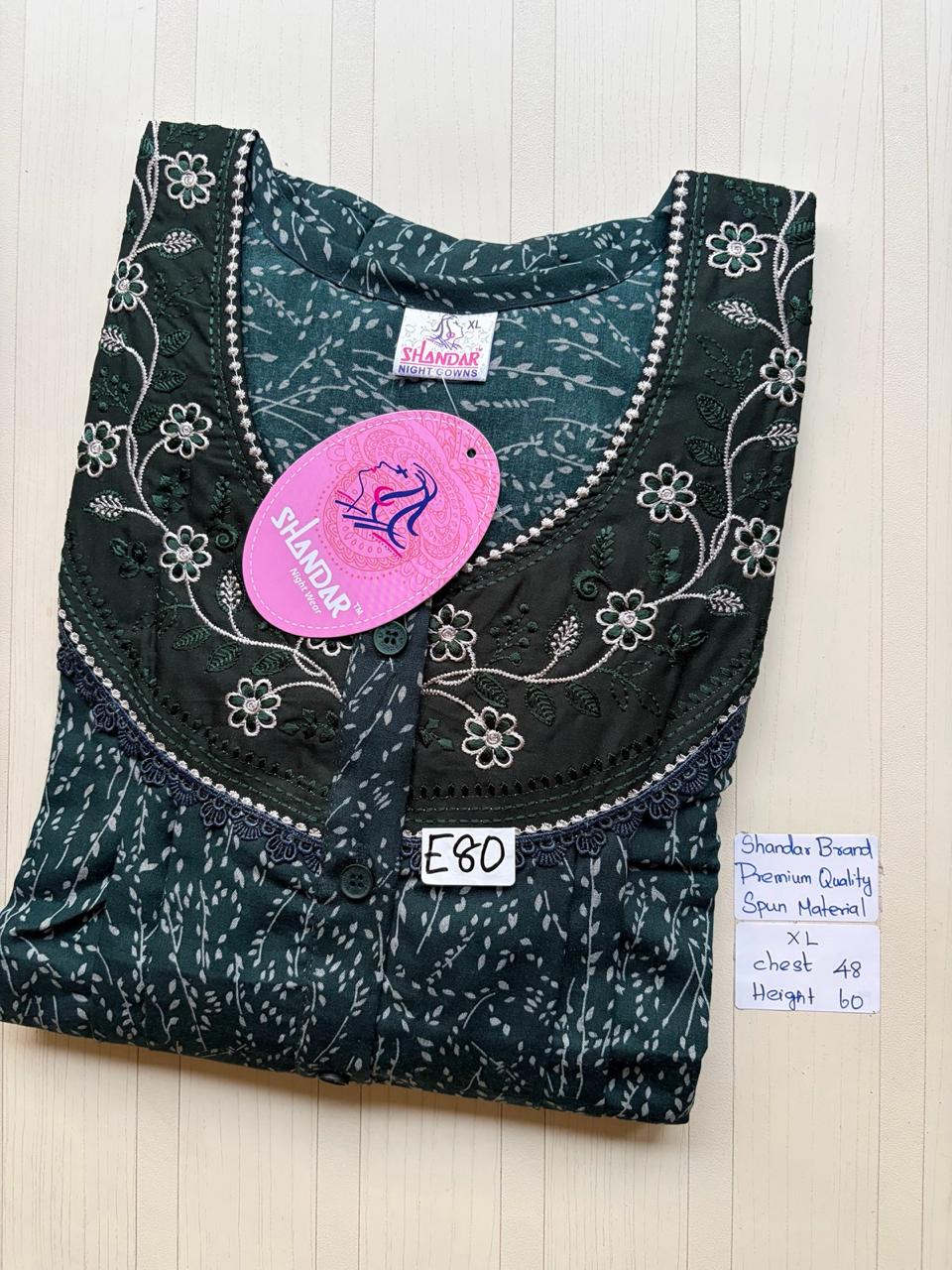 CSS003 Height Shandar Spun Nighty