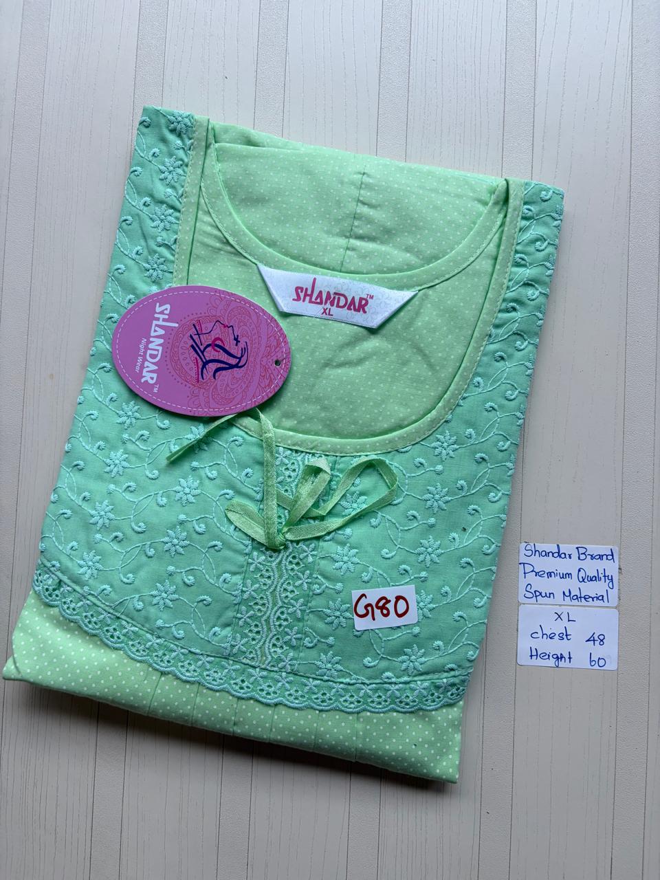 CSS035 Height Shandar Spun Nighty