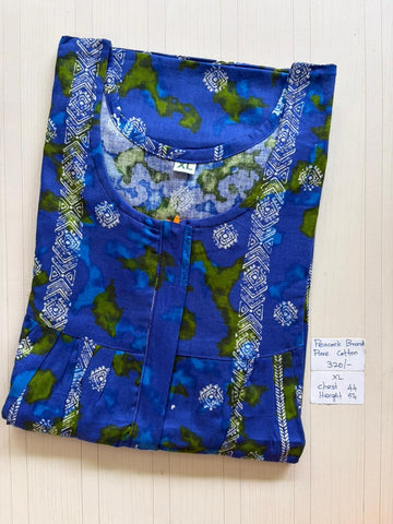 AAS1289 Peacock Pleats Zip BP