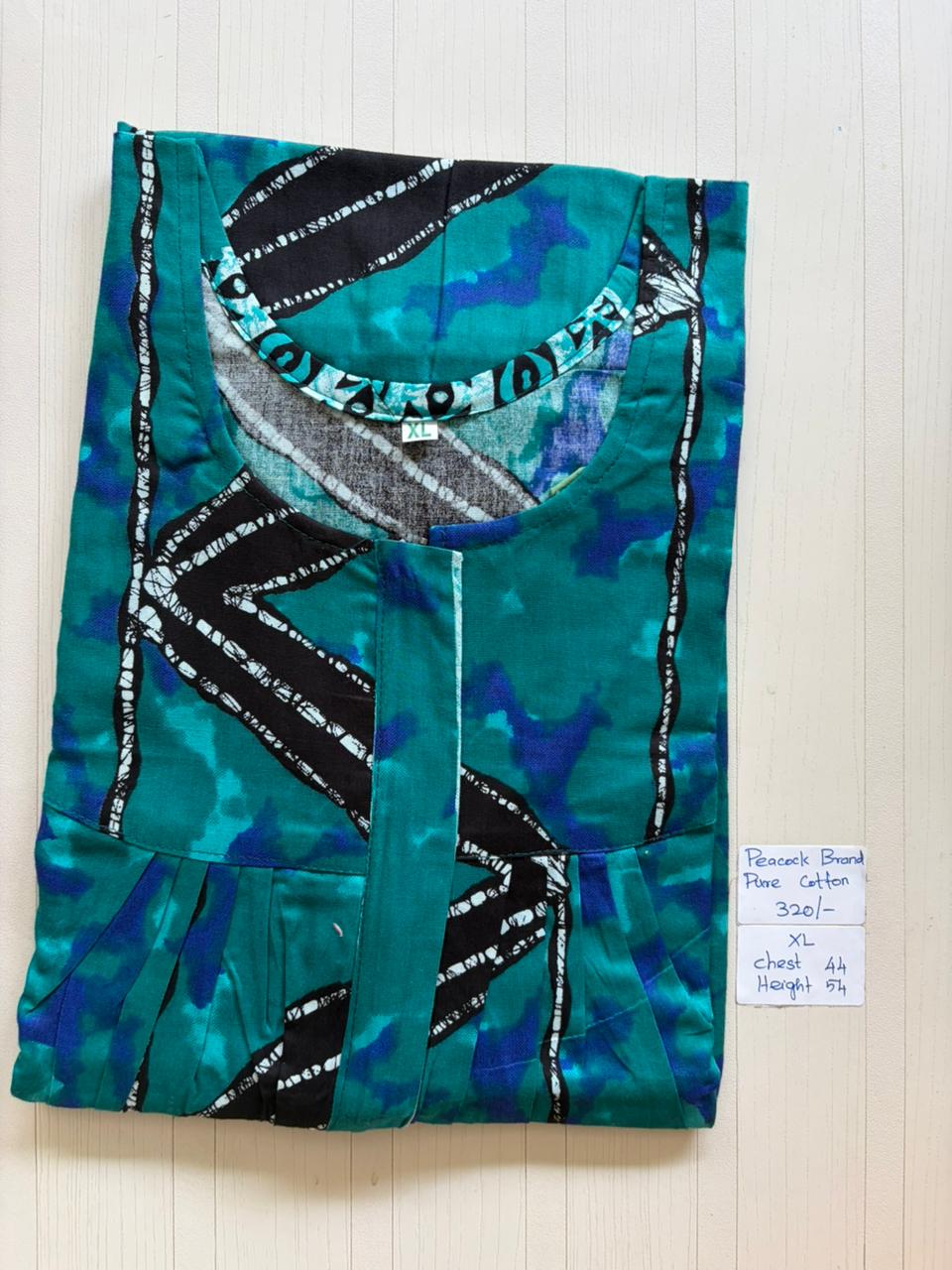 AAS1294 Peacock Pleats Zip BP