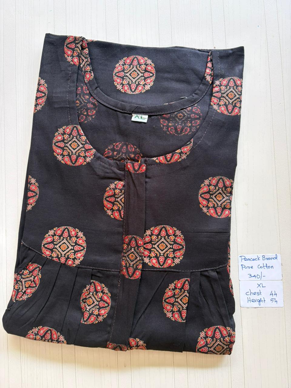 AAS1261 Peacock Pleats Zip BP