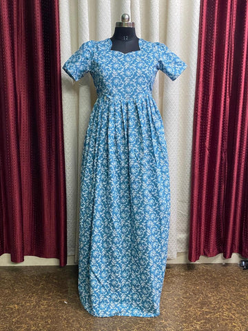 MFS081 Peacock maxi frock Height