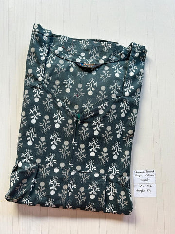 AASBP 065 Peacock Pleats Zip Nighty BP