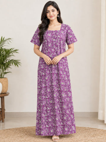 AASZ 328 Height Peacock Zip Nighty BP CPS