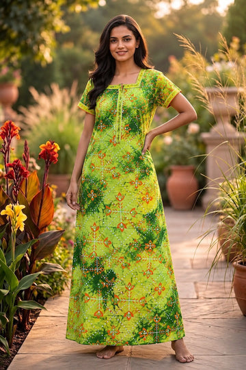 AASZ 368 Peacock Zip Nighty BP CPS