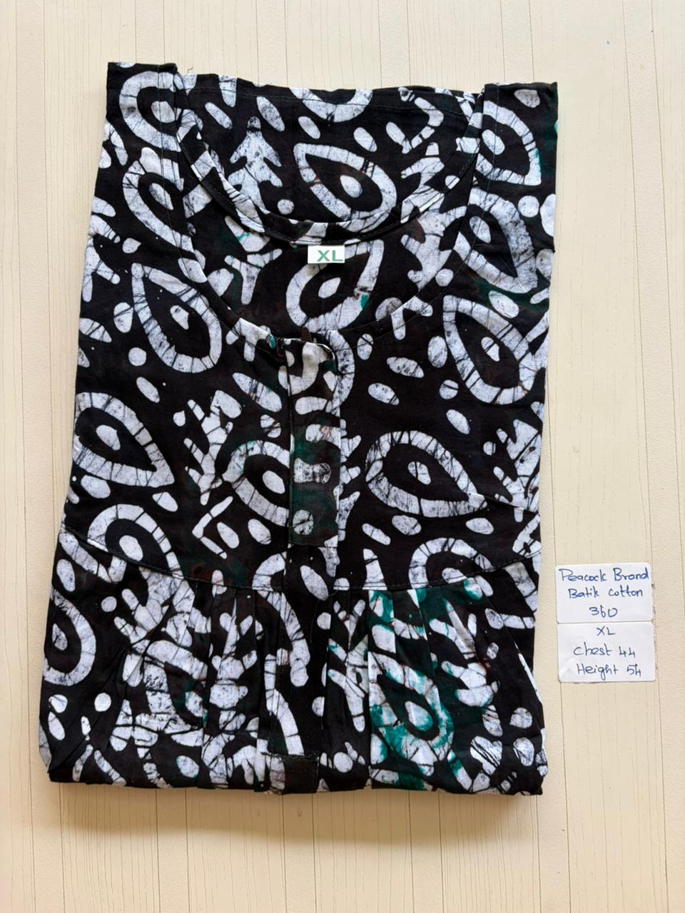 AAS1312 Peacock Pleats Zip Batik BP