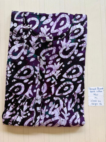 AAS1313 Peacock Pleats Zip Batik BP