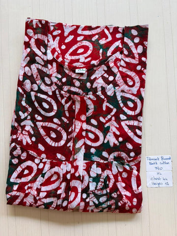 AAS1322 Peacock Pleats Zip Batik BP