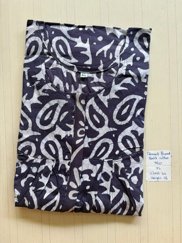 AAS1318 Peacock Pleats Zip Batik BP