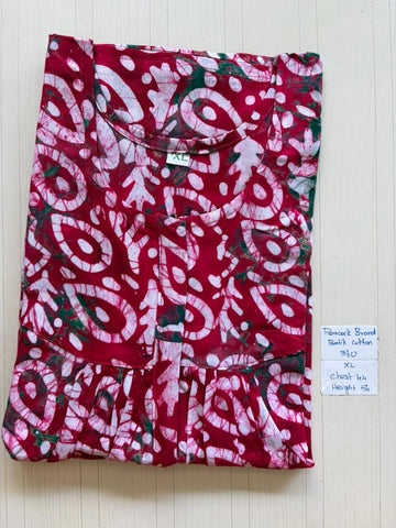AAS1323 Peacock Pleats Zip Batik BP