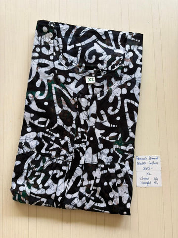 AAS1328 Peacock Pleats Zip Batik BP