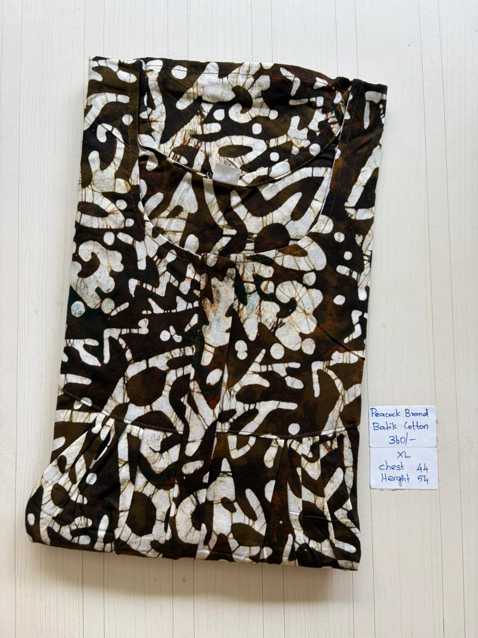 AAS1310 Peacock Pleats Zip Batik BP