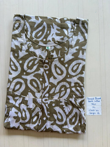 AAS1307 Peacock Pleats Zip Batik BP