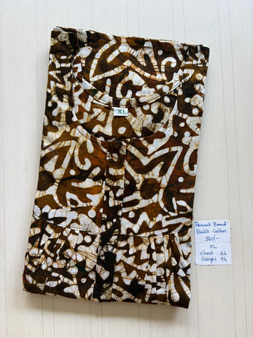 AAS1324 Peacock Pleats Zip Batik BP
