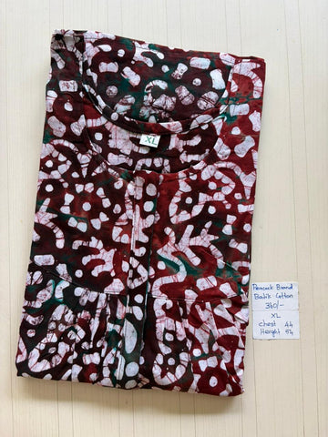 AAS1315 Peacock Pleats Zip Batik BP