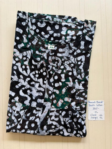 AAS1327 Peacock Pleats Zip Batik BP