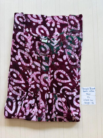 AAS1320 Peacock Pleats Zip Batik BP