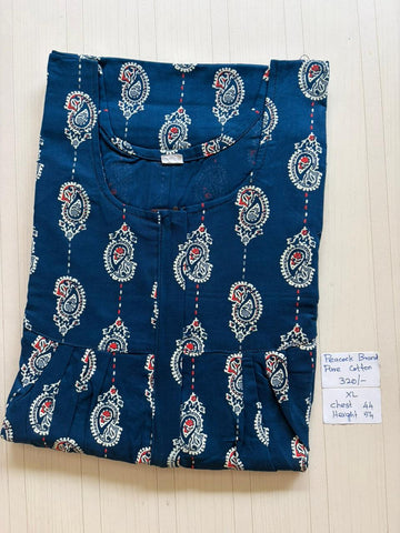 AAS1270 Peacock Pleats Zip BP