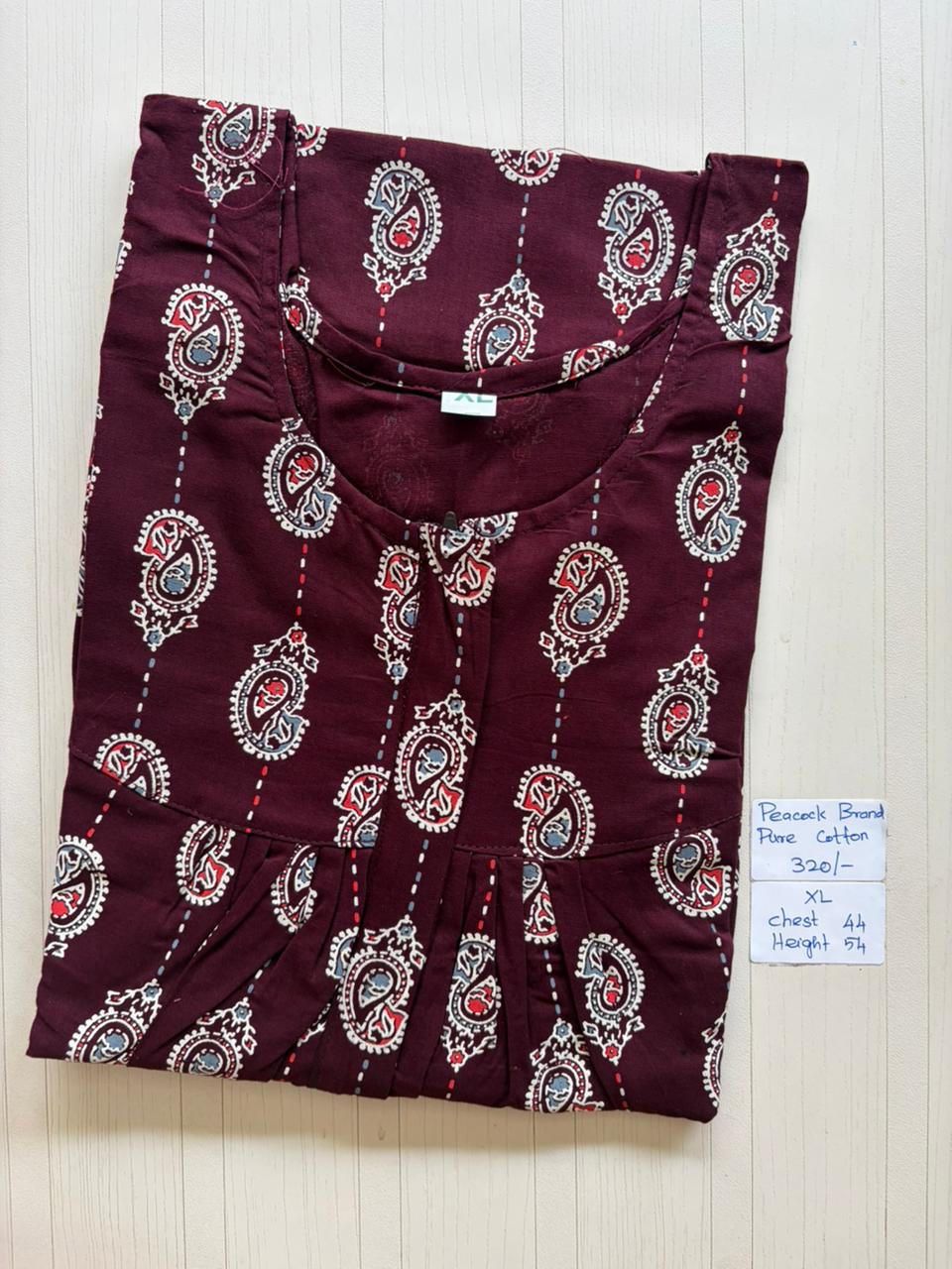 AAS1274 Peacock Pleats Zip BP