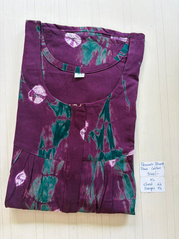 AAS1251 Peacock Pleats Zip BP