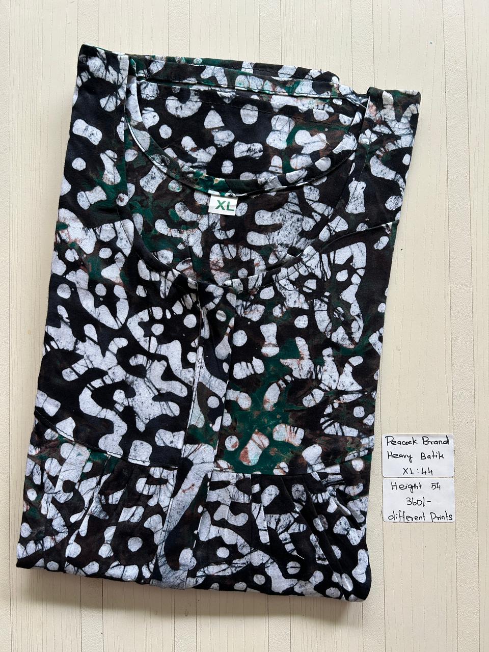 AAS1338 Peacock Pleats Zip Batik BP