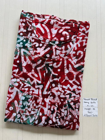 AAS1337 Peacock Pleats Zip Batik BP