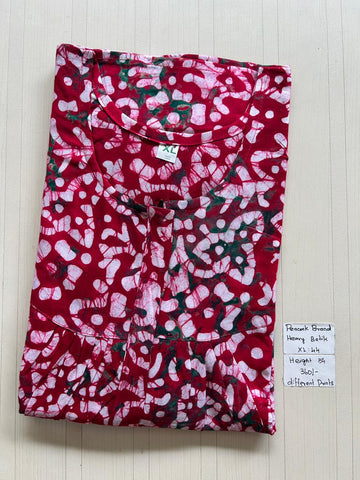 AAS1341 Peacock Pleats Zip Batik BP