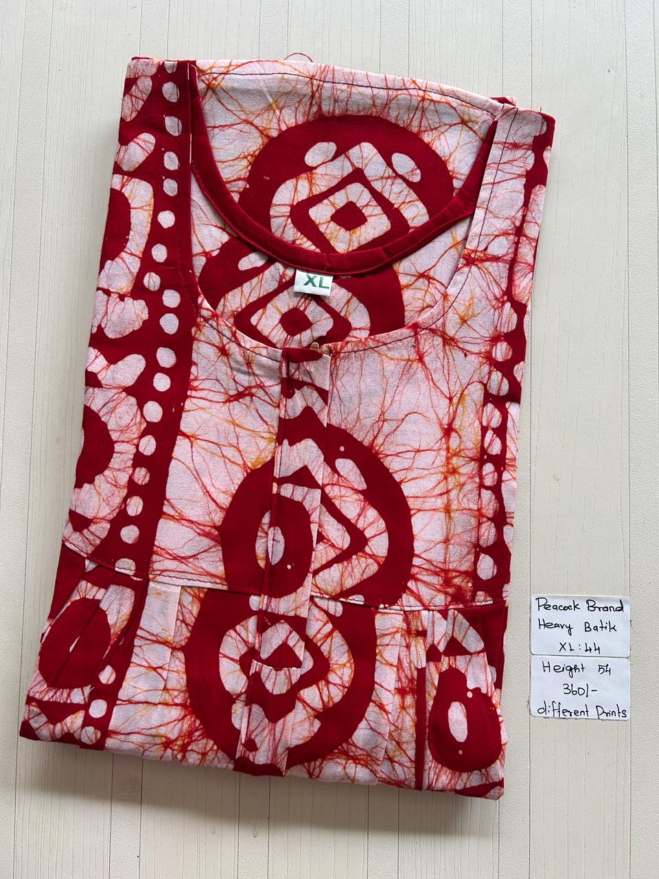 AAS1332 Peacock Pleats Zip Batik BP