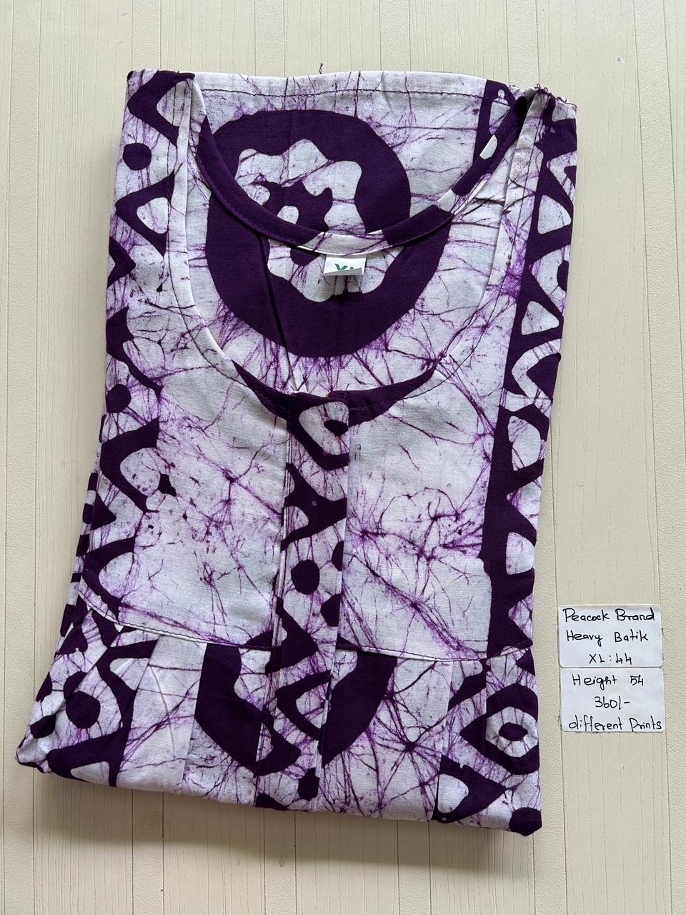 AAS1336 Peacock Pleats Zip Batik BP
