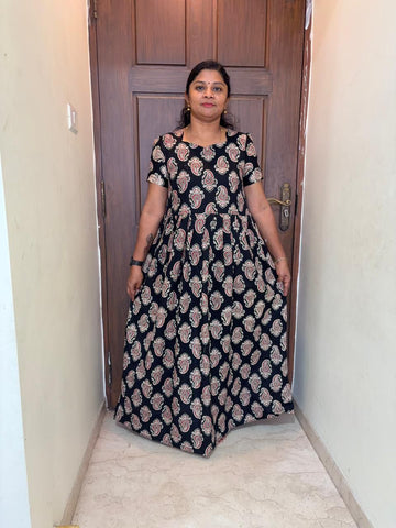 MFS109 Peacock Height maxi frock