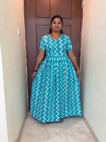 MFS087 Peacock Height maxi frock