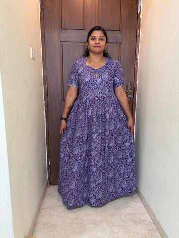MFS091 Peacock Height maxi frock