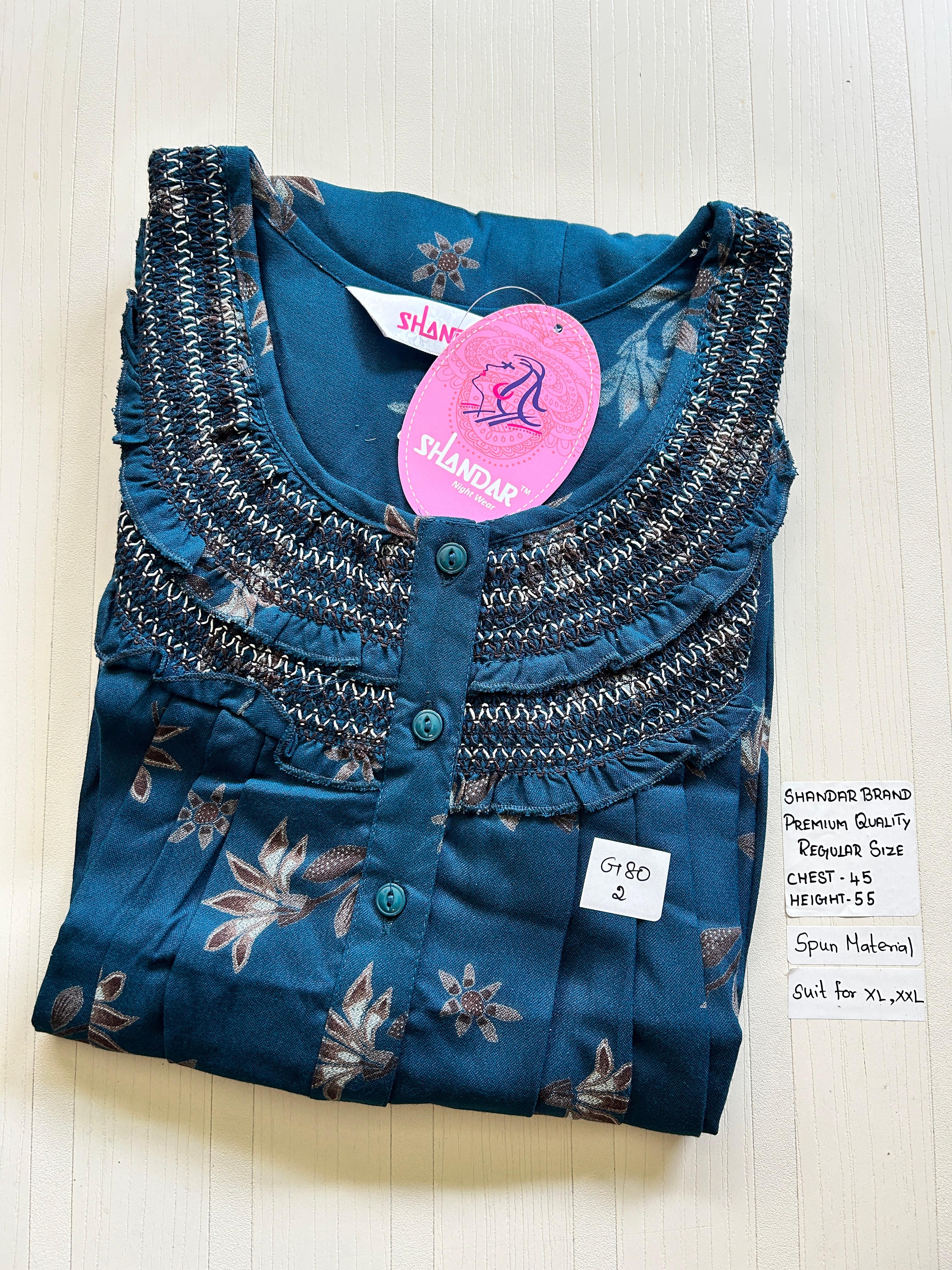BSS185 Shandar Spun Nighty