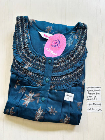 BSS185 Shandar Spun Nighty
