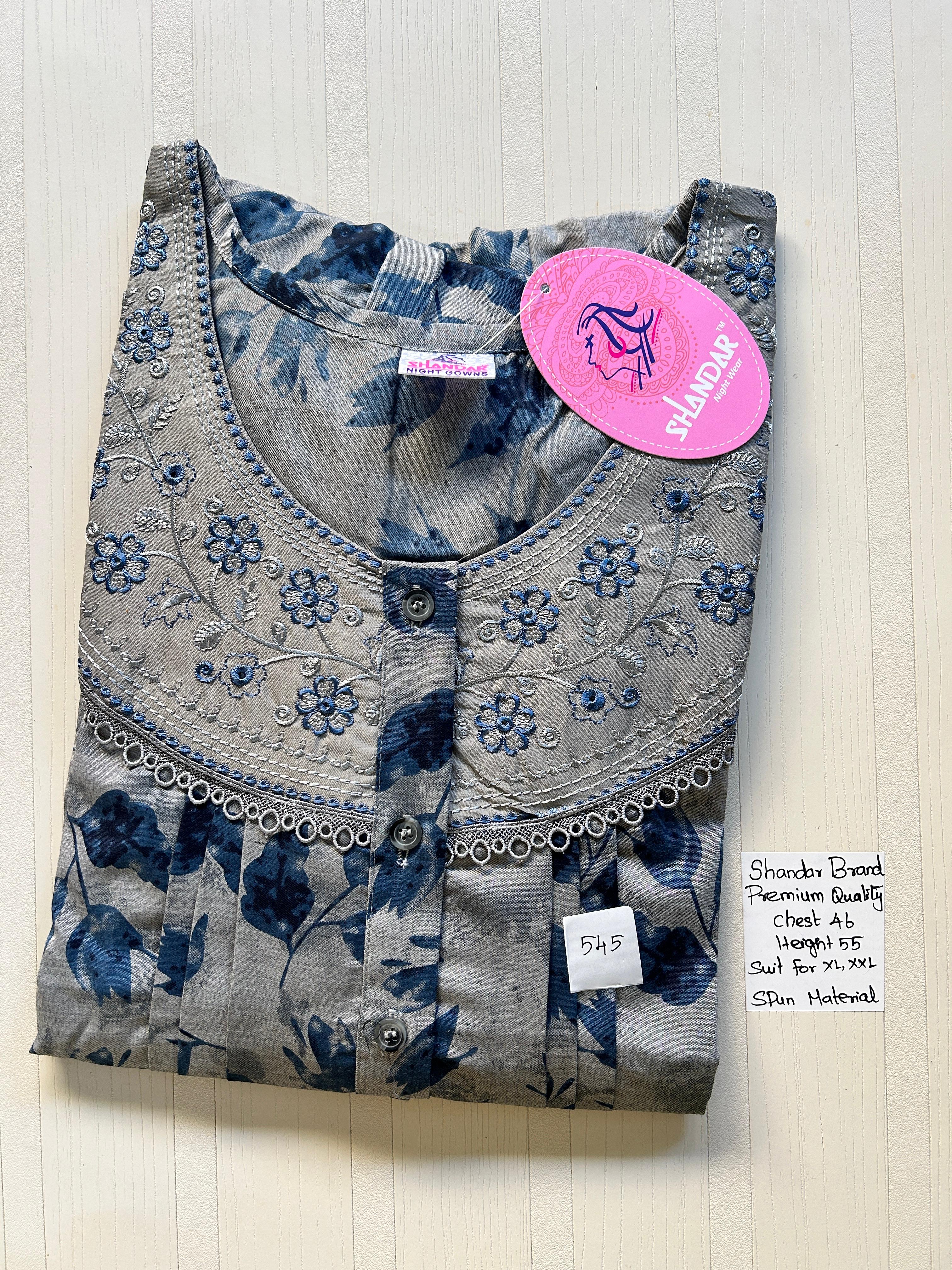 BSS187 Shandar Spun Nighty