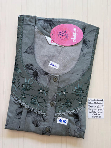 BSS195 Shandar Spun Nighty